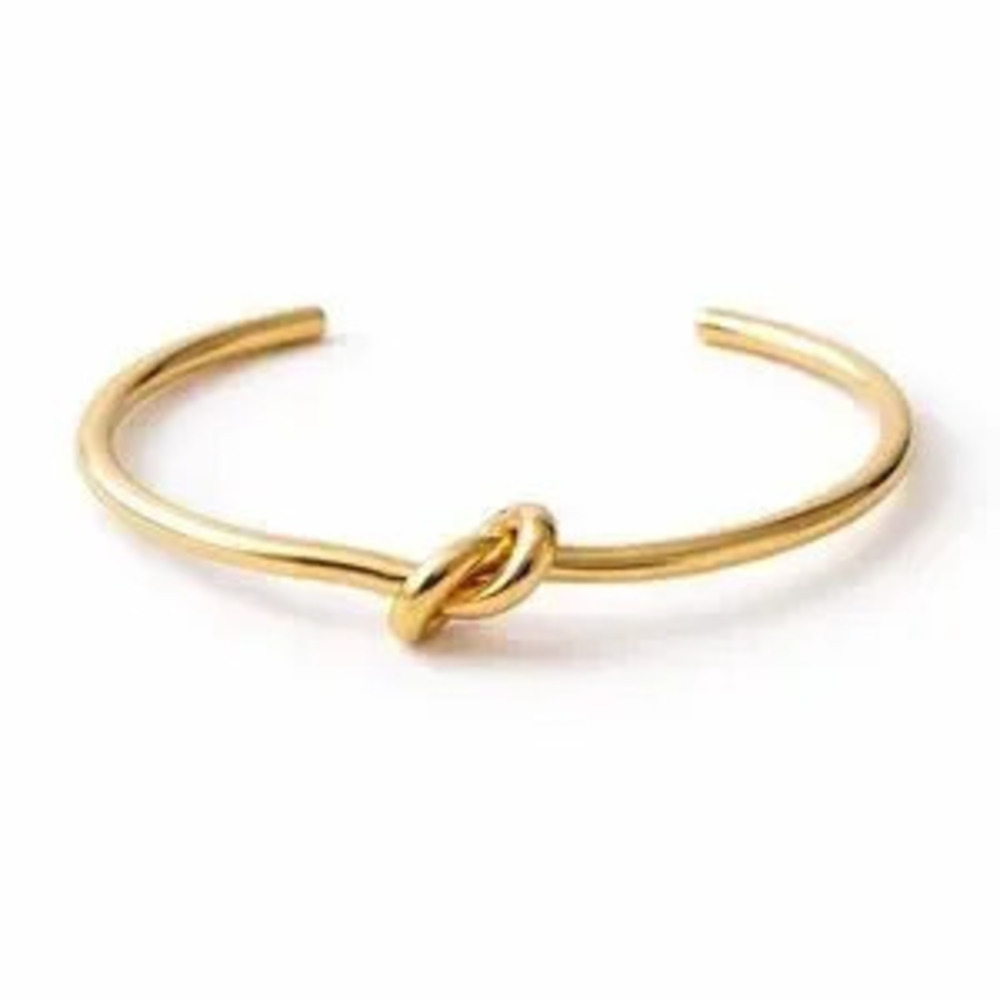 Gold Love Knot Plated Bracelet (2700)